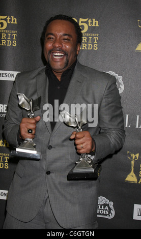 Lee Daniels den 25. Film Independent Spirit Awards statt, bei dem Nokia L.A. Live - Presse Raum Los Angeles, Kalifornien - 05.03.10 Stockfoto