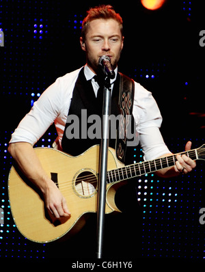 Ronan Keating die live auf der Bühne im Liverpool Empire. Liverpool, England - 28.02.10 Stockfoto