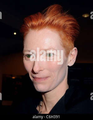 Tilda Swinton "Ich bin Liebe" Premiere im Savoy Kino Film. Dublin, Irland - 28.02.10 Stockfoto