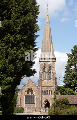 Ehemaligen Methodistenkirche umgewandelt in Wohnungen. Catsfield, East Sussex, England, UK Stockfoto