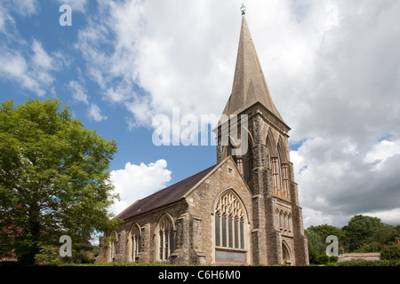 Ehemaligen Methodistenkirche umgewandelt in Wohnungen. Catsfield, East Sussex, England, UK Stockfoto