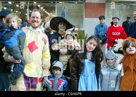 Die nationalen Synagoge veranstaltet ihre jährliche Purim-Parade feiert des jüdischen Feiertages in Silver Spring, Maryland, USA am 28 Stockfoto