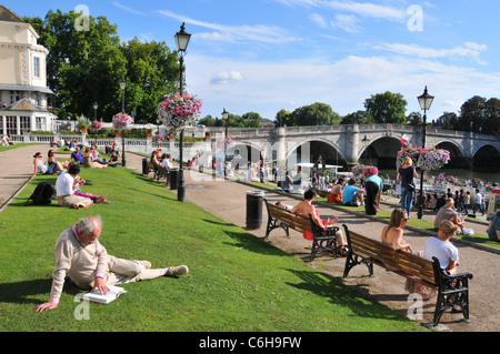 Richmond London Richmond Upon Thames Stockfoto