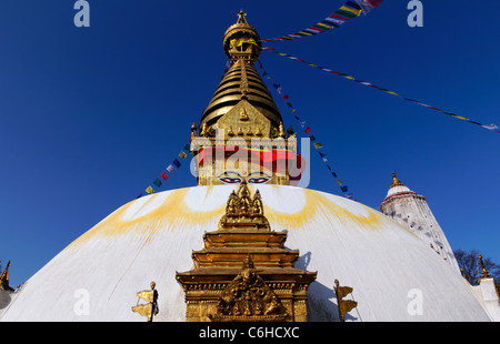 Swayambhunath, dem Affentempel Kathamndu, Nepal Stockfoto