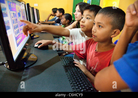 USAID Jugend Entwicklungsprojekt, Por Mi Barrio, gegen Banden, San Salvador, El Salvador Stockfoto