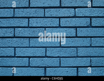 blaue Mauer, abstrakte Nahaufnahme, strukturierten Hintergrund Stockfoto