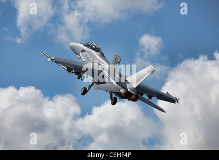 US Navy F/A-18E Super Hornet Stockfoto