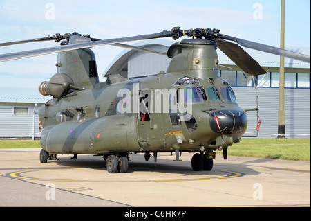 Neueste Schwergut RAF Hubschrauber Chinook 3 hautnah Stockfoto