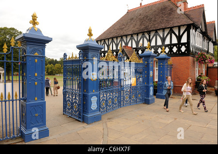 Das Eiserne Tor von Shrewsbury Steinbruch Shropshire England Uk Stockfoto