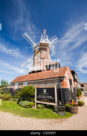 Cley Windmühle an der Nordküste Norfolk, UK. Stockfoto