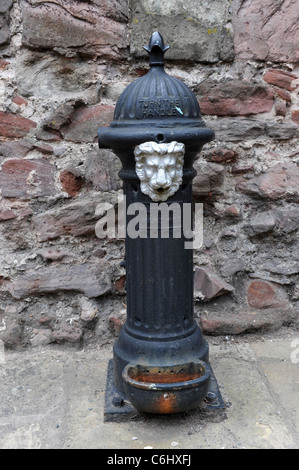 Viktorianische Gusseisen Trinkbrunnen Shrewsbury Shropshire England Uk Stockfoto