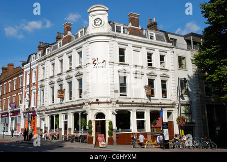 Die Schnecke und Salat Pub/Bar in Upper Street, Islington, London, England Stockfoto