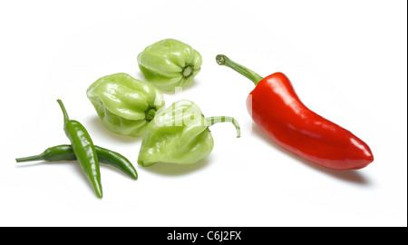 Chilischoten Stockfoto