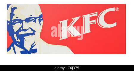 Kentucky Fried Chicken KFC Zeichen Stockfoto