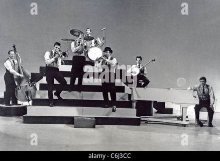 ACKER BILK und seine PARAMOUNT JAZZBAND über 1963 Stockfoto