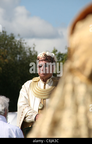 Szene von Gorsedd von den Barden auf die die Welsh national Eisteddfod in Wrexham, wales 2011 Stockfoto