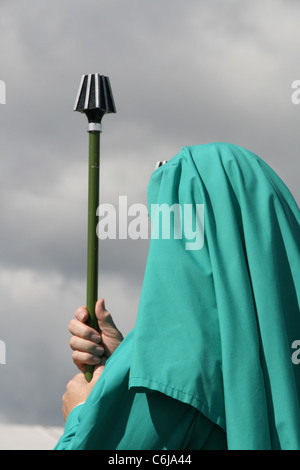 Szene von Gorsedd von den Barden auf die die Welsh national Eisteddfod in Wrexham, wales 2011 Stockfoto