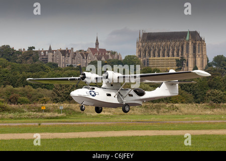 Ein Catalina-Flugboot auf Shoreham Flugplatz in 2011 Stockfoto