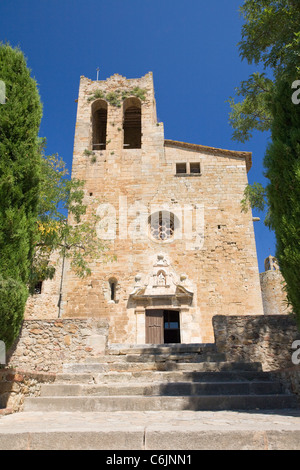 Mittelalterliches Dorf Pals, Katalonien, Spanien Stockfoto