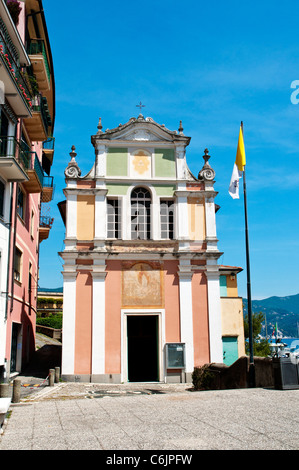 Die markante 18. Jahrhundert Oratorium von St. Erasmus, der Schutzpatron der Seeleute, in Santa Margherita Ligure, Italien Stockfoto