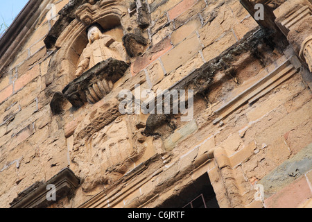 La Merced Kirche in San Felipe, Casco Antiguo, Panama-Stadt, die älteste Kirche in Panama-Stadt, von 1673. Stockfoto