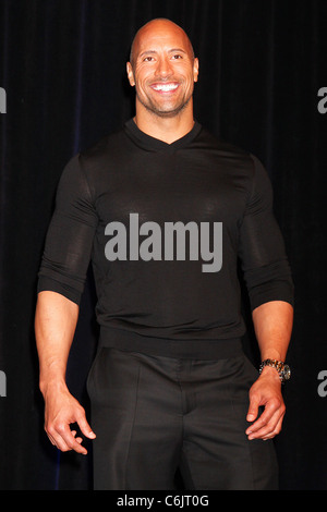 Dwayne Johnson, auch bekannt als The Rock ShoWest 2010 - CBS Films ShoWest Mittagessen Las Vegas, Nevada - 18.03.10 Stockfoto