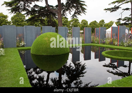 World Vision Garten Gold Medal Winner 2011 auf der Hampton Court Palace Flower Show. Stockfoto