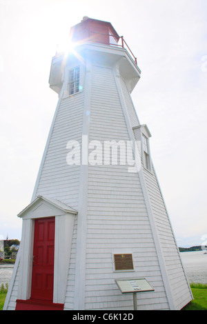 Mulholland Point Lighthouse, Welshpool, Campobello Insel, New-Brunswick, Kanada Stockfoto