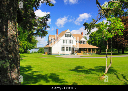 Hubbard Cottage, Roosevelt Campobello International Park, Welshpool, Campobello Insel, New-Brunswick, Kanada Stockfoto