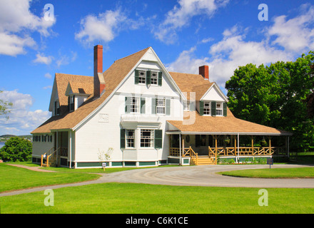 Hubbard Cottage, Roosevelt Campobello International Park, Welshpool, Campobello Insel, New-Brunswick, Kanada Stockfoto