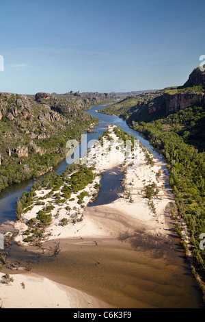 East Alligator River Valley, am Rande des Kakadu-Nationalparks, Arnhemland, Northern Territory, Australien - Antenne Stockfoto