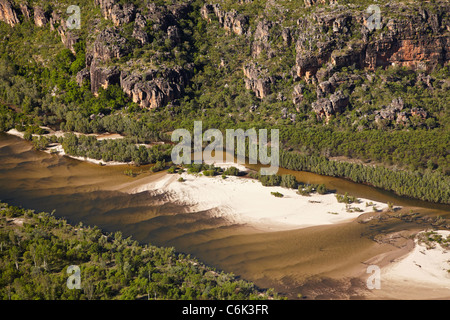 East Alligator River Valley, am Rande des Kakadu-Nationalparks, Arnhemland, Northern Territory, Australien - Antenne Stockfoto