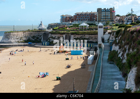 Der Strand in Broadstairs, Kent, Südost-England Stockfoto