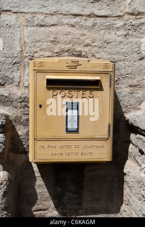 Französische Post box Stockfoto