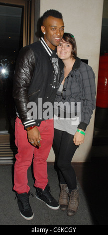 Oritse Williams, außerhalb der kann Fair Hotel in London, England - 27.07.10 Stockfoto