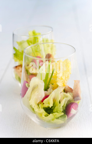 Rotes Ei Salat Stockfoto