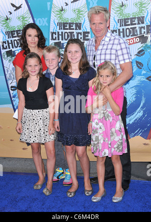 Gordon Ramsay, Frau Tana Ramsay und Kindern Matilda Ramsay, Holly ...