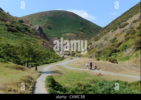 Kardieren Mühlental auf Long Mynd Kirche Stretton Shropshire Uk Stockfoto