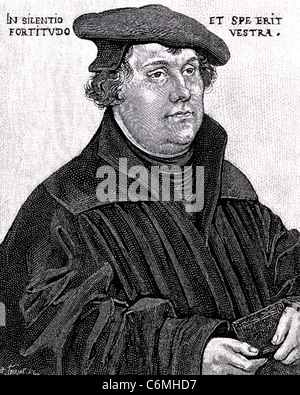 MARTIN LUTHER (1483-1546) deutschen protestantischen Theologen über 1533 Stockfoto