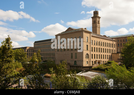 Sir Titus Salt Saltaire Woll- und Textilindustrie Mühle, Shipley, West Yorkshire, England, UK Stockfoto