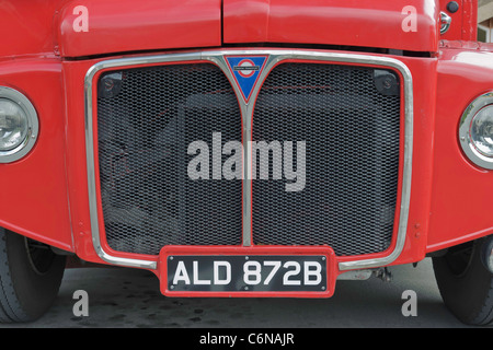 Close Up Detail des Londoner Routemaster Bus RM1872 Stockfoto
