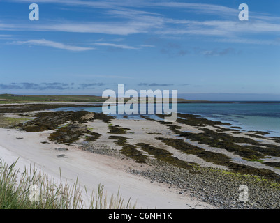 dh South Wick PAPA WESTRAY ORKNEY Scottish White Sandstrand Küstenvorland schottland Nordseeinsel silberne sandige Bucht Stockfoto