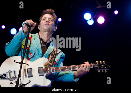 Chris Isaak die live beim Cool Jazz Fest in Parque Marechal Carmona in