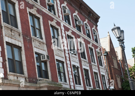 Der Hauptsitz der chassidische Chabad-Lubawitsch-Bewegung ist in Crown Heights n abgebildet. Stockfoto