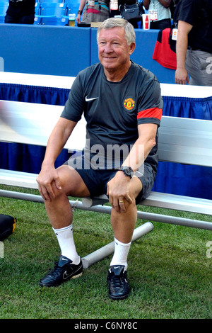 Sir Alex Ferguson Manchester United Vs Celtic FC Vorsaison Freundschaftsspiel im Rogers Centre in Manchester United 2010 Stockfoto