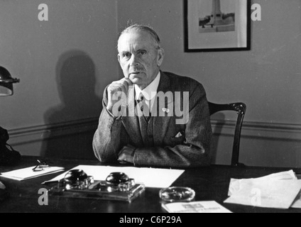 JOHN MILLER ANDREWS (1871 – 1956) zweiter Premierminister von Nordirland in Stormont im Jahr 1940 Stockfoto