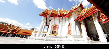 Wat Benchamabophit, Marmortempel, Bangkok Stockfoto