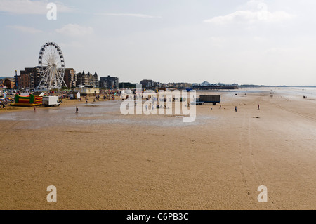 Der Strand von Weston-Super-Mare Stockfoto