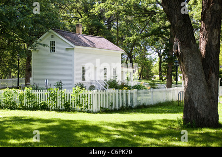 Haus von Col John Harrington Stevens, erste Siedler in die Stadt von Minneapolis, Minnesota Stockfoto