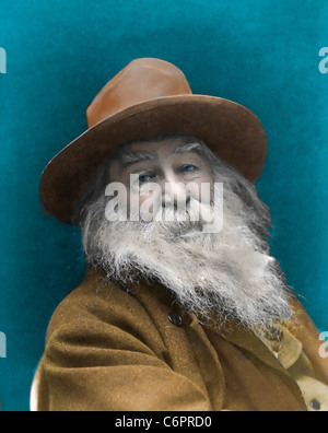 Walt Whitman (1819 – 1892) - amerikanischer Dichter, ca. 1887 Stockfoto